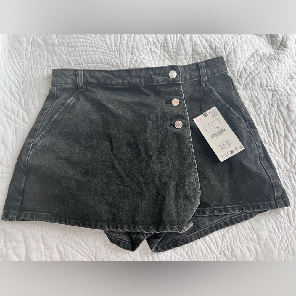 NWT ZARA Jean Skort